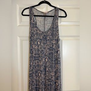 Tribal Printed Maxi Dress